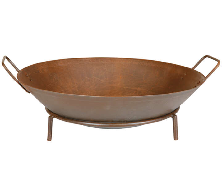 siena HOME Feuerschale Rusty, Gusseisen rostbraun, mit Griffen Ø 48 cm